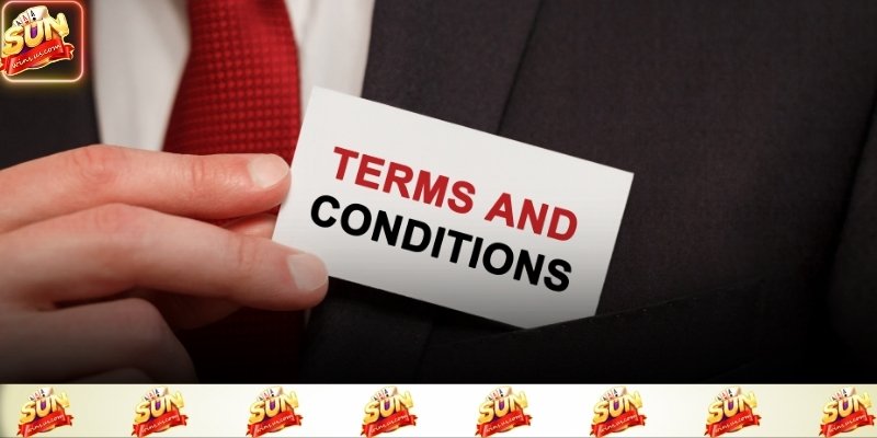 Giao diện hiển thị thông báo quy định sử dụng Sunwin