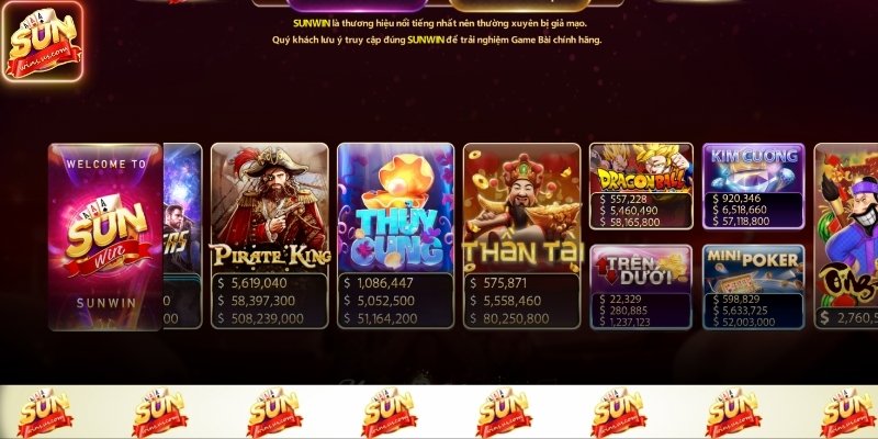 Nổ hũ siêu hot tại SUNWIN